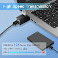 Miniatyrbilde 5 av 5: USB Hub, 3 Port Høy USB 3.0 Hastighet Splitter Plug and Play Bus-drevet for MacBook, Mac Pro/Mini, iMac, Surface Pro, XP