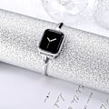 Miniatyrbillede 3 af 5: Rustfri stålrem (sølv) kompatibel med Apple Watch