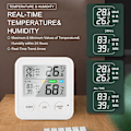 Miniatyrbillede 2 af 5: 1 Hvid Digital Termometer, Indendørs Termometer, Høj
