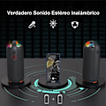 Miniatyrbild 4 av 5: Bärbar Bluetooth-högtalare Vattentät högtalare med RGB-lampor
