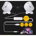 Miniatyrbilde 3 av 5: Datamaskin USB-drevne høyttalere Mini Desktop-høyttalere med HiFi-lyd