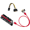 Miniatyrbild 7 av 8: 6-pack PCI-E Riser VER009S för Bitcoin Litecoin Mining Grafik US
