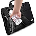 Miniatyrbillede 4 af 5: 15 15.6 16 tommer Laptop taske/Vandtæt Aktentaske Business Case/PC Cover til 15\" 16\" MacBook Pro, XPS 15 & Plus 14-16 tommer Notebooks Laptops - Sort