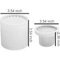 Miniatyrbilde 2 av 4: Store Beholder i Resin - Former med lokk, 3D Krukke Silikonform, Oppbevaringsboks i Resin for Støping av Hjemmedekor