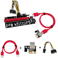 Miniatyrbild 4 av 8: 6-pack PCI-E Riser VER009S för Bitcoin Litecoin Mining Grafik US