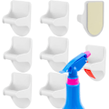 Miniatyrbillede 5 af 5: 8 stk. Sprayflaskeholder Væghængt Klæbende Sprayflaskeophæng
