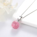 Miniatyrbillede 3 af 4: Krystal Æbleformet Perler Vedhæng Charms Faux Opal Cubic