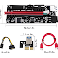 Miniatyrbild 3 av 8: 6-pack PCI-E Riser VER009S för Bitcoin Litecoin Mining Grafik US