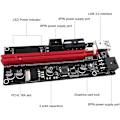 Miniatyrbild 2 av 8: 6-pack PCI-E Riser VER009S för Bitcoin Litecoin Mining Grafik US