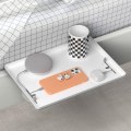 Miniatyrbillede 5 af 5: 1 sort bedside opbevaringsstativ klippet til natbordet
