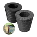 Miniatyrbilde 1 av 5: 2x Gummiparasoll-Kile for Baseholder Hull Plugg Bord
