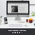 Miniatyrbillede 4 af 5: K380 Multi-Device Bluetooth-tastatur til Mac med kompakt, slankt