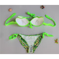 Pikkukuva 2 / 5: 2 kpl Uimapuvut Kesä Ulkokoriste Bikini Vihreä M