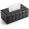 Miniatyrbild 1 av 5: (Svart) Rektangulär Tissue Box i Läder