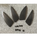 Miniatyrbillede 3 af 5: 4-delt Surf Kiteboard Halesæt Split Rudder Waveboard