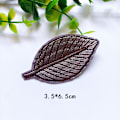 Miniatyrbillede 2 af 5: 12 stk. blade, flerfarvede patches, tilfældig blanding, assorteret, håndlavet