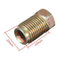 Pikkukuva 3 / 4: 10 mm x 1 mm uros jarruputken ruuvi, sopii 3/16\" 3/8\" UNFx 4tpi jarruputkelle