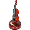 Miniatyrbillede 1 af 4: 1 stykke musikboks i form af en cello med en roterende