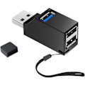 Miniatyrbillede 1 af 5: USB Hub, 3 Port Høj USB 3.0 Hastigheds Splitter Plug and Play Bus Drevet til MacBook, Mac Pro/Mini, iMac, Surface Pro, XP