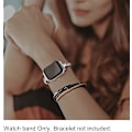 Miniatyrbillede 4 af 5: Rustfri stålrem (sølv) kompatibel med Apple Watch