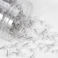 Miniatyrbillede 5 af 5: Standard Clear Drawing Press Nails, Steel Tip Thumbtacks til