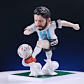 Miniatyrbillede 2 af 5: Qatar 2022 VM Messi Argentina 10 Fodboldspiller Fodbold Figur Legetøj Gave