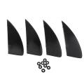 Pikkukuva 1 / 5: 4-osainen Surf Kiteboard -hännän ohjaussarja, jaettu ohjaus, Waveboard