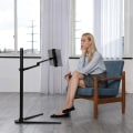 Miniatyrbillede 4 af 5: Sengbord, Højdejusterbart Bakkebord til Seng eller Sofa Laptopbord (Sort)