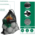 Miniatyrbilde 4 av 4: 1 Stykke Svart Mesh Trekkpose Mesh Trekkpose Nylon Mesh