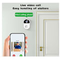 Pikkukuva 3 / 5: Ovipuhelin - Musta Älykäs Video 1080P WiFi Kamera Kaksisuuntainen Video Intercom Langaton Ulko-ovipuhelin Smart Life APP Turvallisuus