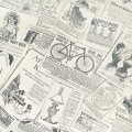 Pikkukuva 2 / 5: Vintage-vinyyli itseliimautuva sanomalehtitapetti, kuori ja liimaa