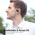 Pikkukuva 5 / 5: Siniset Bluetooth-langattomat kuulokkeet, urheilukuulokkeet, IPX7