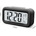 Miniatyrbild 2 av 5: Digital väckarklocka, LED-ljus väckarklocka, batteridriven tyst väckarklocka med stora siffror för barn flickor pojkar tonåringar vuxna, väckarklocka