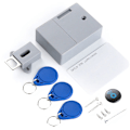 Miniatyrbillede 1 af 5: Smart RFID IC-kort Sensor Skab Skuffe Lås, Ingen Hul