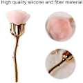 Miniatyrbillede 3 af 5: 1 løs pudderbørste Blød Makeup børste Fluffy foundation make-up