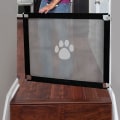 Miniatyrbild 3 av 5: 1 x 80*100 cm staket, hundgrind Magic gate hundsäkerhetsgrind Enkel