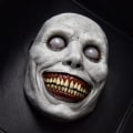 Pikkukuva 1 / 4: Kauhu Hymyilevä Valkoiset Silmät Demoni Mask - Halloween COS Exorcist