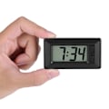 Miniatyrbillede 1 af 5: 1 sort tynd elektronisk ur, LCD digitalt ur med dato og