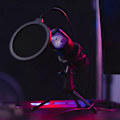 Miniatyrbillede 3 af 5: Gamer Mikrofon Beast Abysmal Anthem Unidirektionelt Gamer Mikrofon Lys
