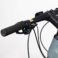 Miniatyrbillede 3 af 5: Par ergonomiske cykelgreb i skridsikker blød gummi, sort