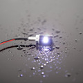 Miniatyrbillede 2 af 5: Pakke nummerpladelys, skrue-i nummerplade, 12V hvid LED-pære, vandtæt/regntæt, sort aluminiums lysbeslag