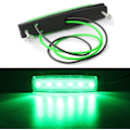 Miniatyrbild 5 av 5: Paket Inre LED Båtlampor, Smal Strip Bar för Belysning, Sittbrunnsbelysning, Grön Navigationsljus
