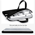Miniatyrbillede 2 af 5: 15 15.6 16 tommer Laptop taske/Vandtæt Aktentaske Business Case/PC Cover til 15\" 16\" MacBook Pro, XPS 15 & Plus 14-16 tommer Notebooks Laptops - Sort