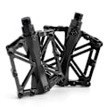 Miniatyrbillede 1 af 5: Pdaler til flade pedaler, nye holdbare skridsikre flade pedaler i aluminium, hybride flade pedaler til landevejscykler til 9/16 tommer
