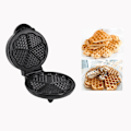 Miniatyrbillede 1 af 5: Vaffeljern til klassiske hjerteformede vafler, vaffeljern med non-stick belægning til hjerteformede vafler, retro