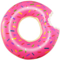 Miniatyrbillede 1 af 4: Pool-Flydere til Voksne Oppustelig Donut Pool Flyde Ring