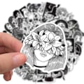 Miniatyrbild 4 av 5: 100 stycken | Vattentäta vinyldekaler för laptops, skateboard,
