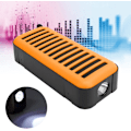 Miniatyrbillede 4 af 5: 1 stk Orange Trådløs Højttaler Solcelleopladning, Bærbar