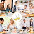 Miniatyrbillede 4 af 5: 2 stk. Lille fugl citronpresser bærbar transparent citron