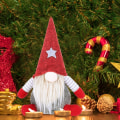 Miniatyrbillede 3 af 4: 2 Jule-Nisse Plys Santa Claus, Jule-Nisse Elf Statue